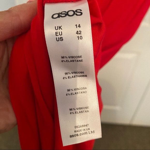 *NWT* ASOS Side Cut Out Maxi Dress size 10 Tall - Picture 6 of 9